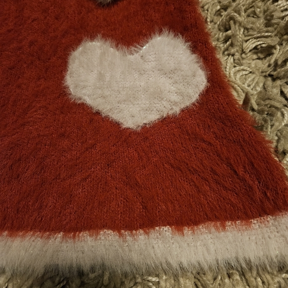 United Colors of Benetton Toddler soft red Christmas dress - Picture 6 of 12